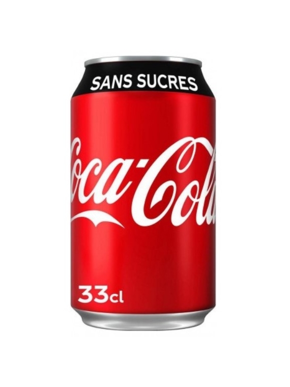 Coca-Cola sans sucre 33 cl